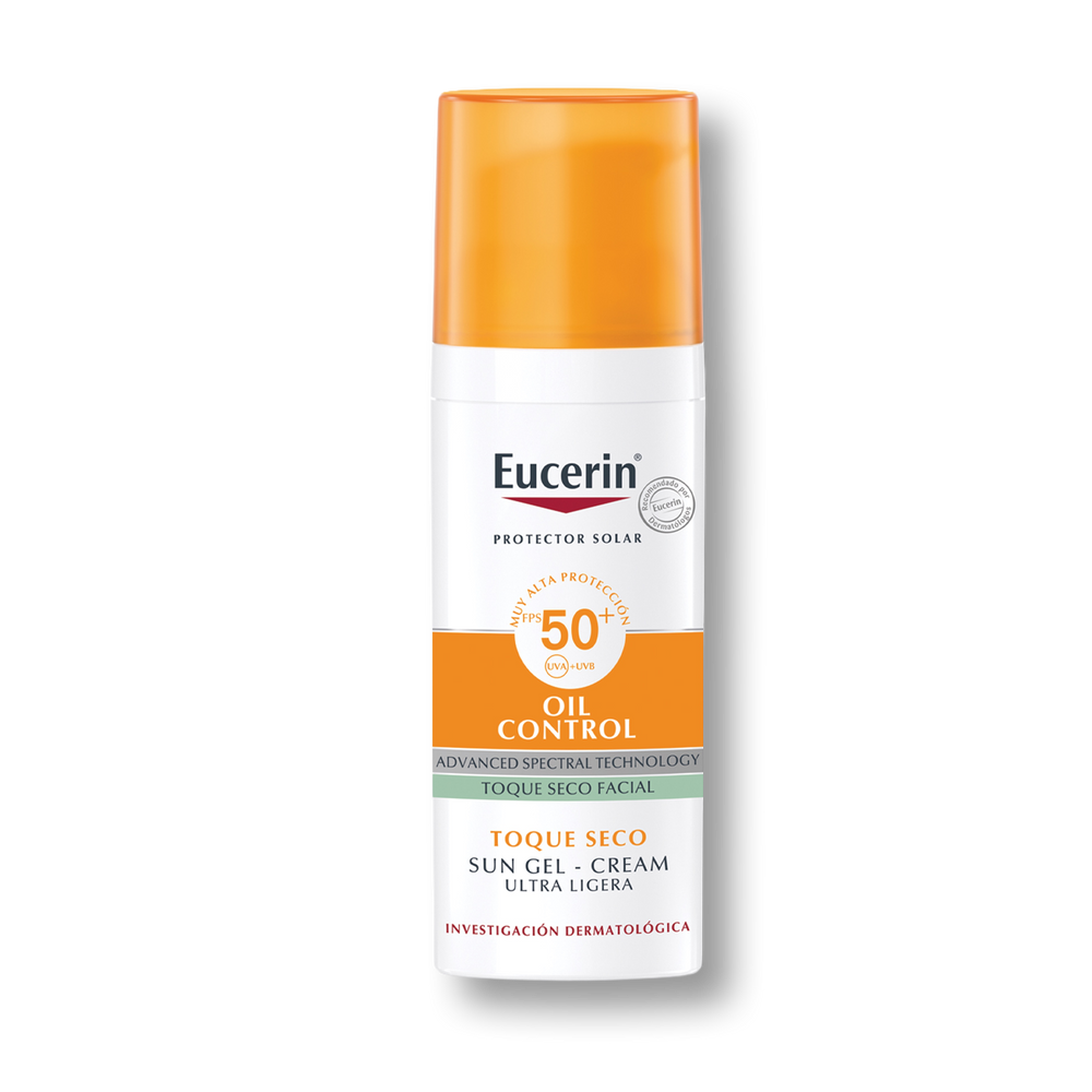 EUCERIN SUN FACE GEL CREMA TOQUE SECO SPF50+ 50ML