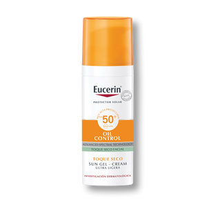 EUCERIN SUN FACE GEL CREMA TOQUE SECO SPF50+ 50ML